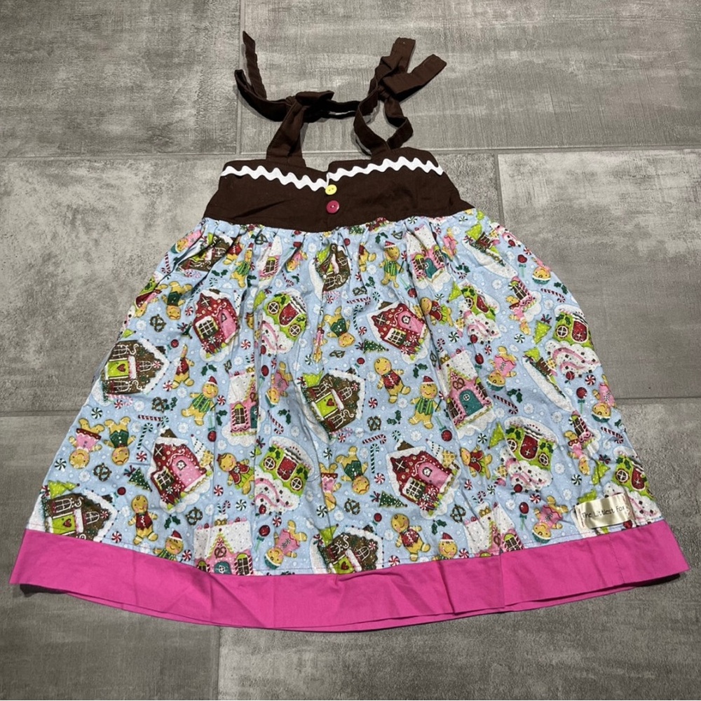 Handmade Glitter Gingerbread Dress